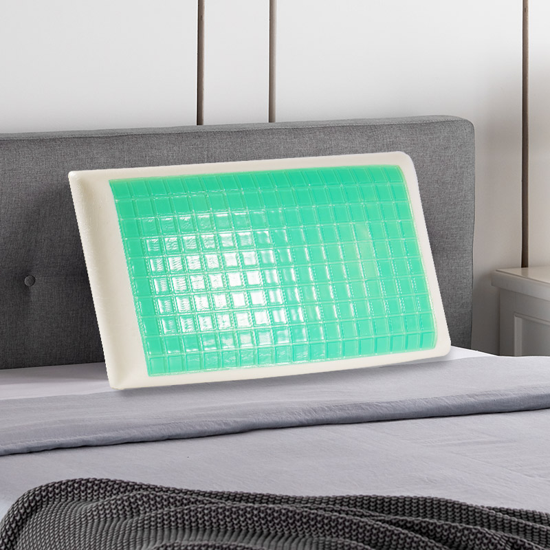 Black Gold Ice Cube Customized Rebound High at Low Gel Pillow