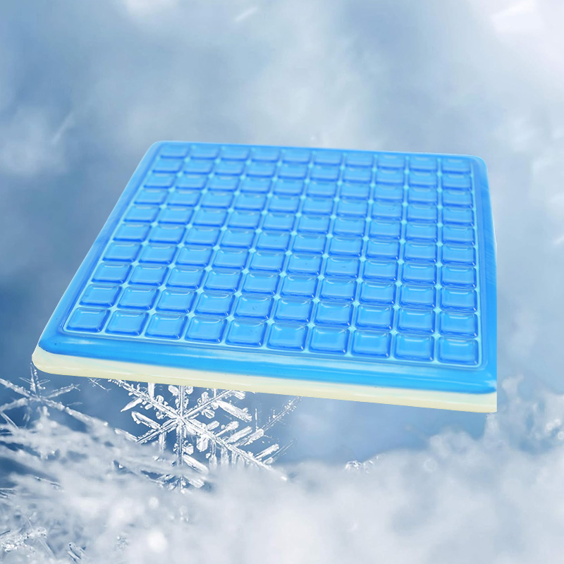 Square PVC Memory Foam Slow Rebound Cool At Kumportableng Gel Cushion