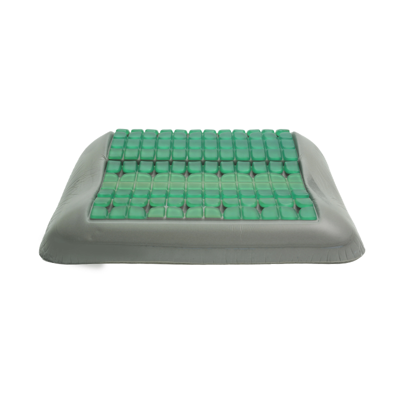 Pressure Relief Green Bed Gel Pillow Para sa Leeg At Gulugod