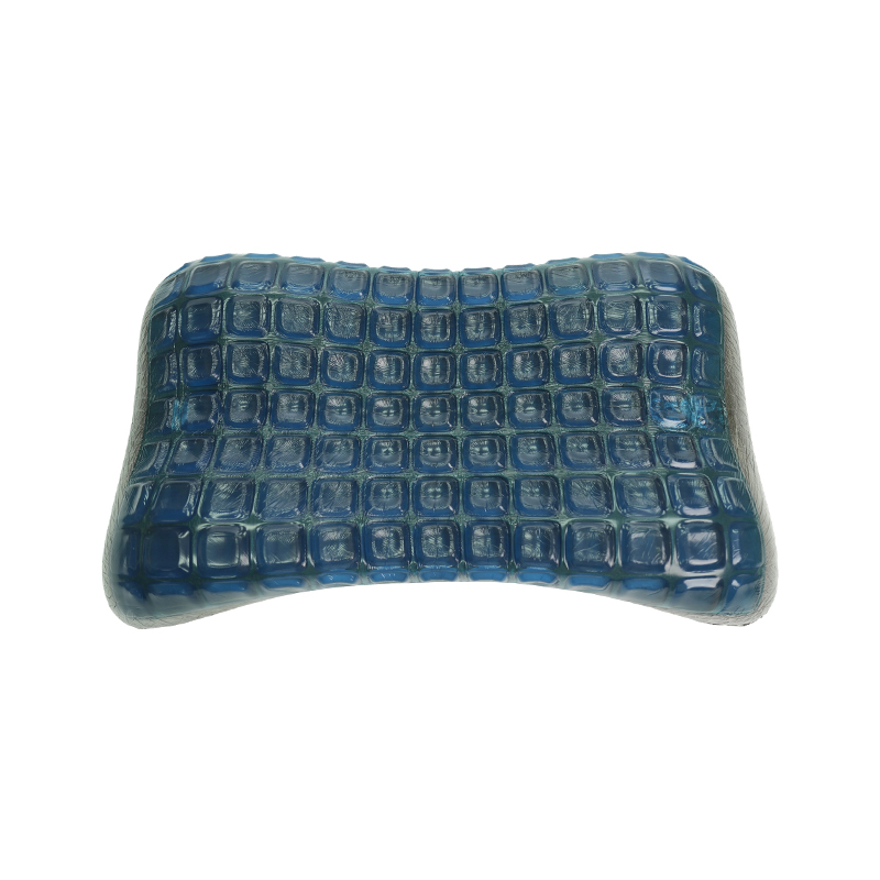 Madilim na asul na Orthopedic Memory Foam Gel Pillow