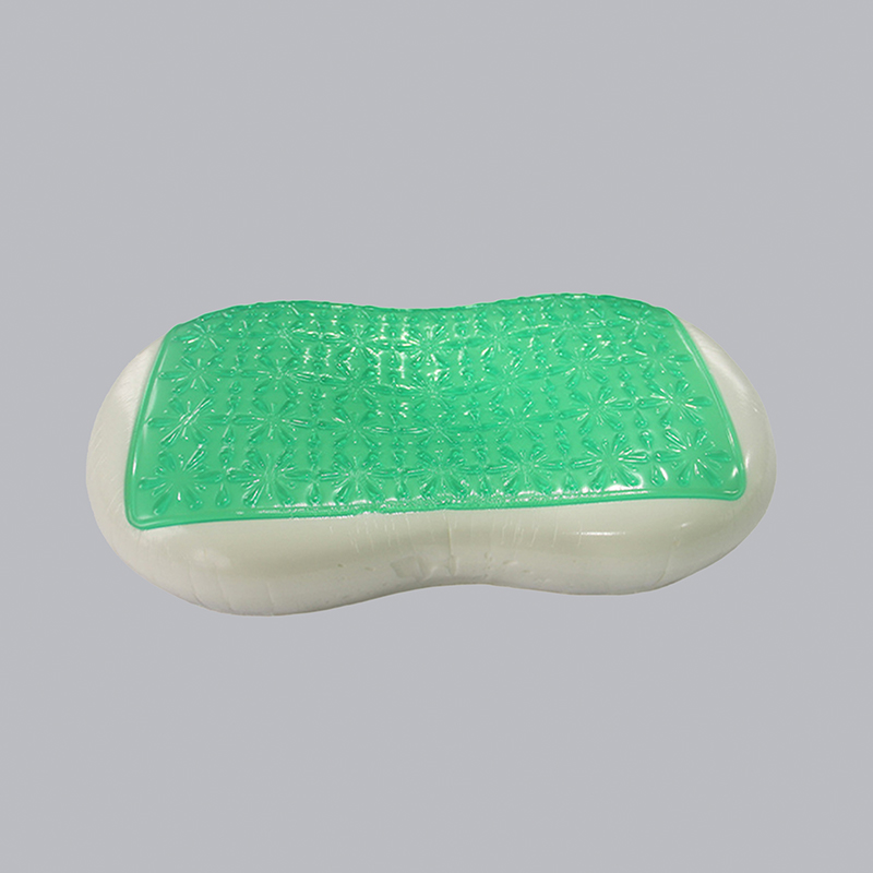 Cooling Gel Cat Belly Pillow na may Snowflake Design